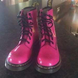 Dr. Martens hot pink